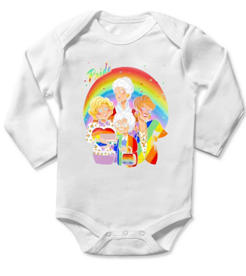 LGBT Pride The Golden Girls Long Sleeve Baby One-Piece