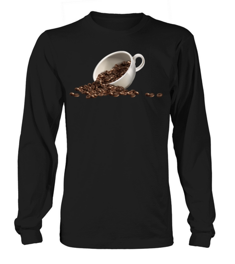 Cup with coffee beans Women's Long Sleeve