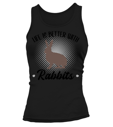 Rabbit Forest Animal Lovers Quote Gift Tank top Woman