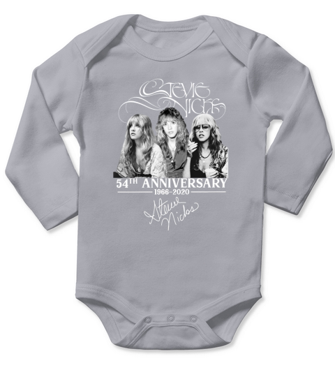 54th anniversary 1966 2020 Stevie Nicks signature shirt Long Sleeve Baby One-Piece
