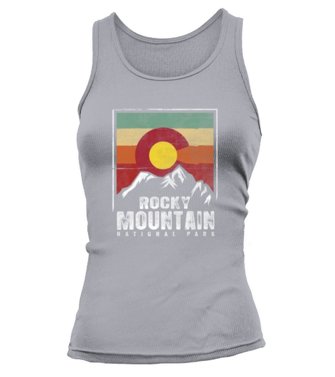 Vintage Rocky Mountain National Park Shirt Colorad Women's Tank Top