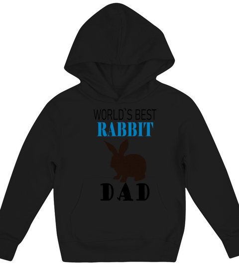 Best rabbit dad Kids Hoodie