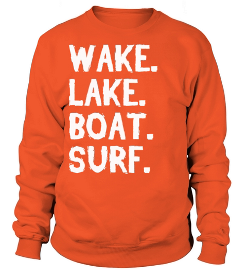 Wake Lake Boat Surf Women's Sweatshirt