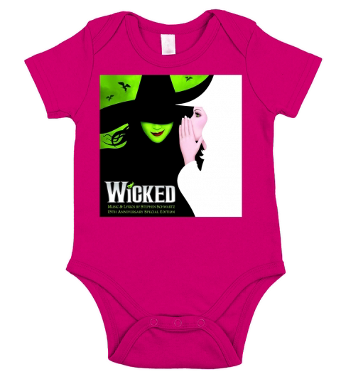 Wicked Broadway Musical The Untold Story Of Witches Short Sleeve Baby One-Piece