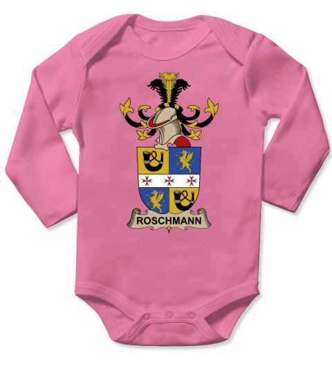 Roschmann Family Crest Austrian Family Crests - Coffee Mug (colored) Long Sleeve Baby One-Piece