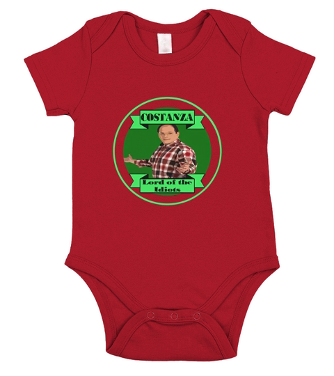 Lord of The Idiots George Costanza Short Sleeve Baby One-Piece