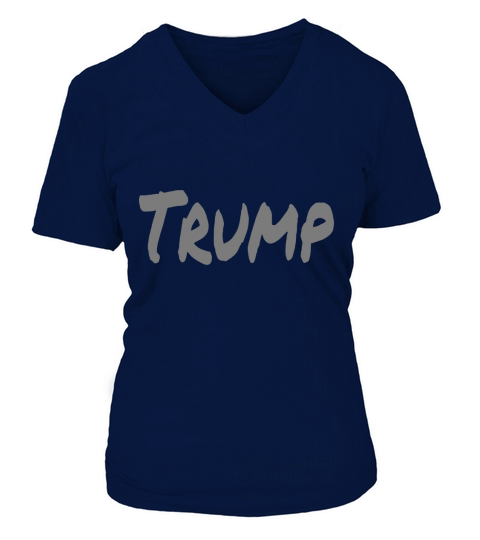 trump V-neck T-Shirt Woman