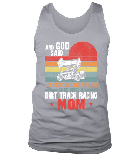Dirt Track Racing Race Sprint Car Men's Tank Top