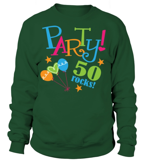 50th Birthday Party 50 years Women's Sweatshirt