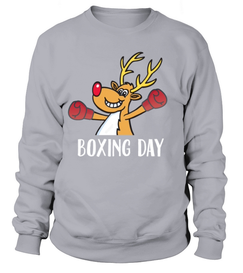 Merry Christmas Boxing Day Boxing Rudolph Reindeer After Xmas Sale Women's Sweatshirt