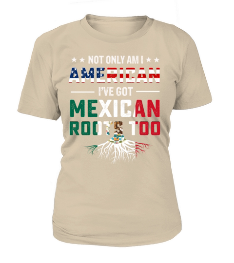 Mexican American roots flag T-shirt Women's T-Shirt