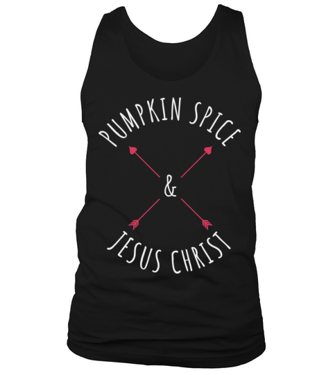 Thanksgiving Gifts Pumpkin Spice And Jesus Christ Men's Tank Top