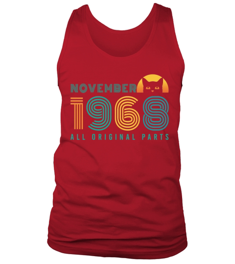 1968 November Vintage Cat Men's Tank Top