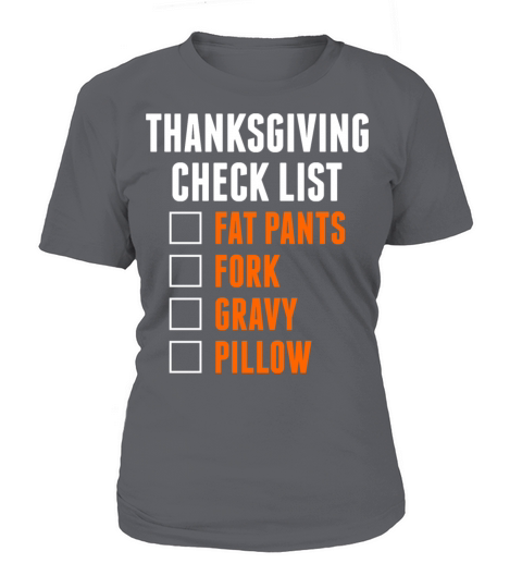 Thanksgiving Check List Women's T-Shirt