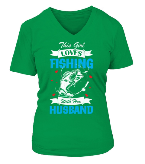 Fishing Fisherman Fish Fishery Fishing Tournaments Women's V-Neck T-shirt