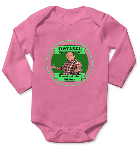 Lord of The Idiots George Costanza Long Sleeve Baby One-Piece
