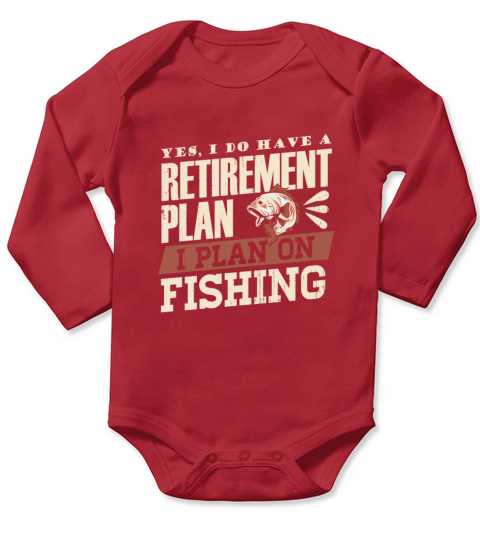 Retirement Long Sleeve Baby One-Piece