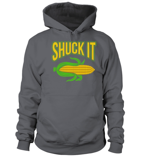 Simply Corn On the Cob Day Funny Corn Meme Pun Men's Hoodie