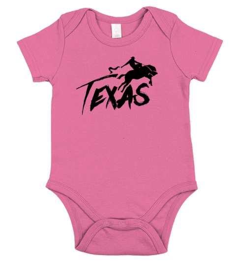 Texas Cowboy Lover US Flag Texan State Texans Short Sleeve Baby One-Piece