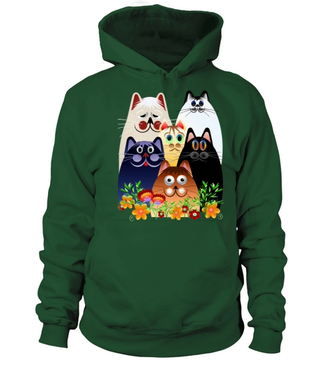 GARDEN CLOWDER of CATS Men's Hoodie