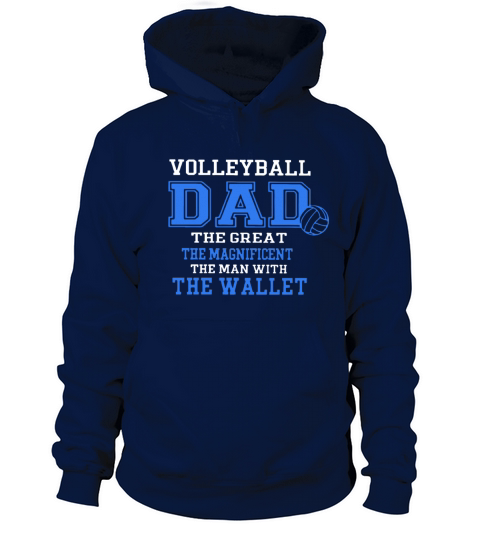 volleyball dad the great the magnificent the man w Men's Hoodie