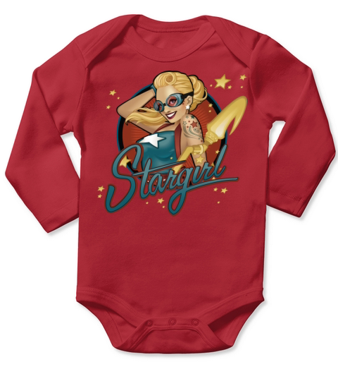 DC Comics Bombshells Stargirl Long Sleeve Baby One-Piece