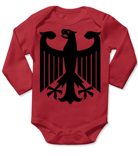 German Eagle Shield Long Sleeve Baby One-Piece