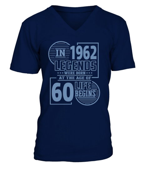 Funny sayings 60 years legend 60th birthday V-Neck T-shirt