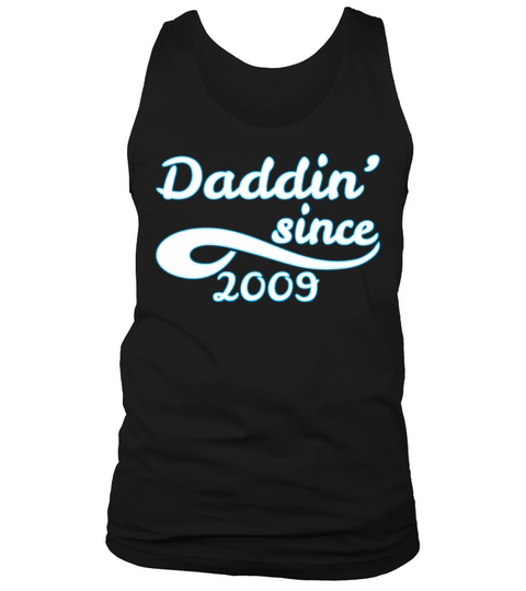 Daddin Since 2009 Happy Fathers Day Men's Tank Top