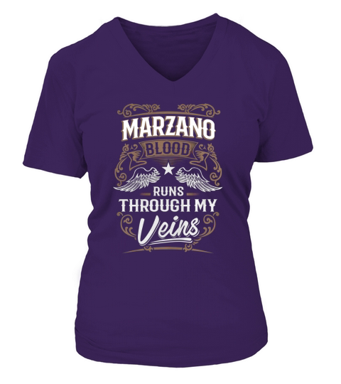 MARZANO Im Not Superhero More Powerful I Am MARZANO name gifts T Shirt V-neck T-Shirt Woman