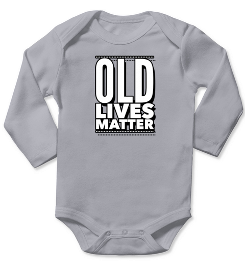 funny Hiding age design gift idea for old friends Long Sleeve Baby One-Piece