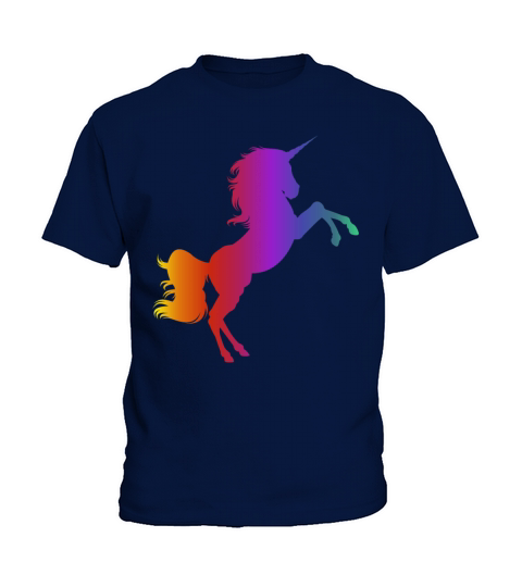 Magic Gradient Unicorn Kids T-Shirt
