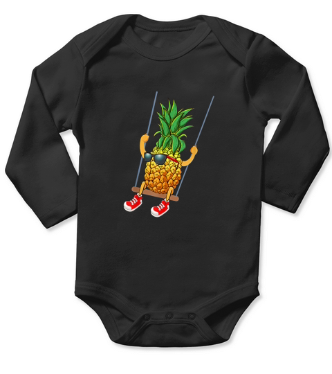 Pineapple Swinger Long Sleeve Baby One-Piece