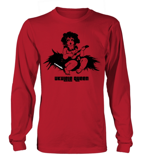 Ukulele Queen Men's Long Sleeve