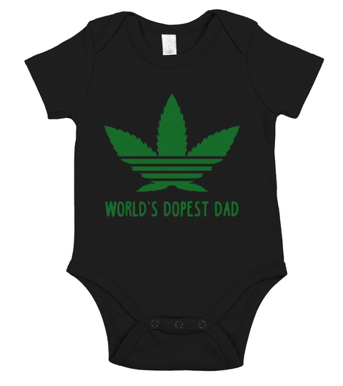 World’s Dopest Dad Short Sleeve Baby One-Piece