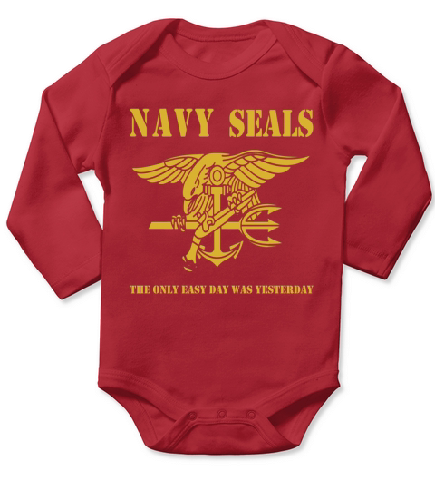 US Navy SEALS Long Sleeve Baby One-Piece