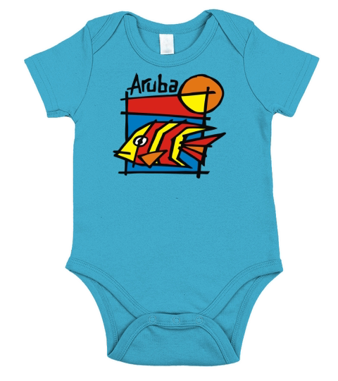 Aruba Short Sleeve Baby One-Piece