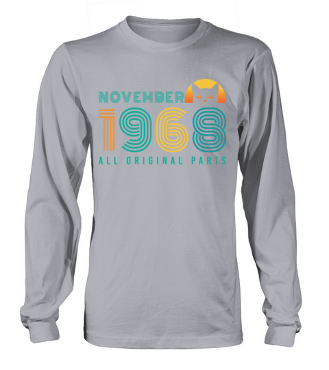 1968 November Vintage Cat Women's Long Sleeve