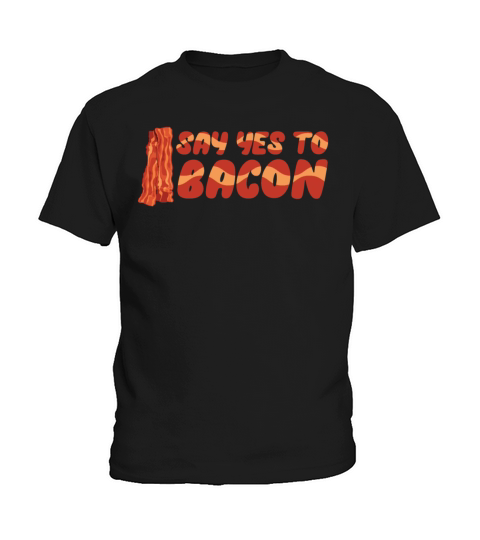 Bacon Meat Pork BBQ Barbecue Breakfast Kids T-Shirt