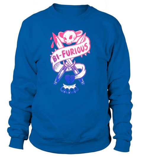 LGBT Bi-Furious T-shirt Women's Sweatshirt