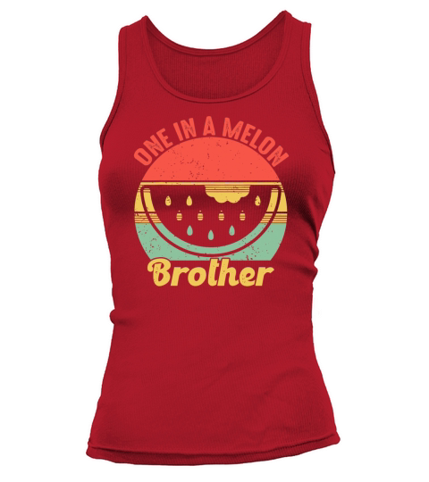 Family summer Watermelon Vintage One In A Melon Women's Tank Top