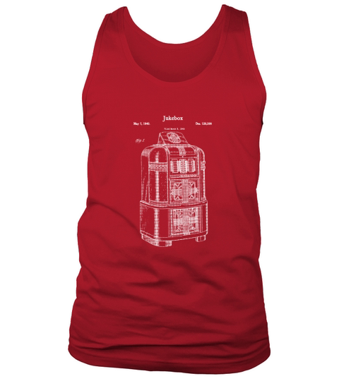 Vintage Jukebox Shirt - Antique Music Juke Box Retro Tee Tank Top Unisex