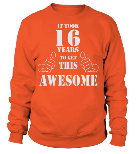 16th Birthday Get Awesome T Shirt Made in 2001 Women's Sweatshirt