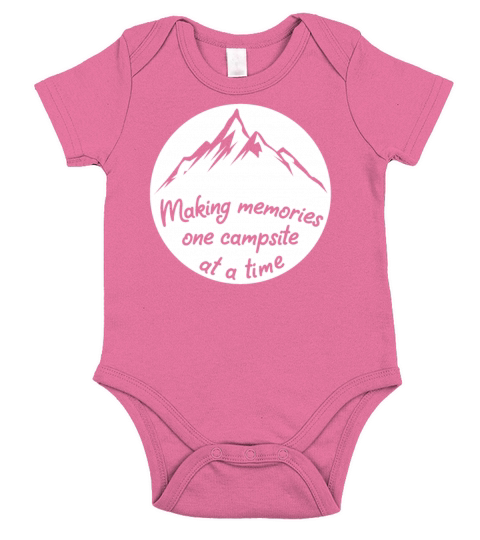 Making Memories One Campsite at a Time Short Sleeve Baby One-Piece
