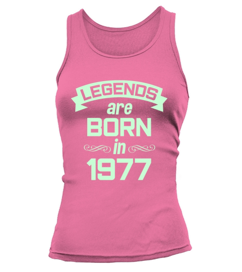 Legends are born in 1977 Women's Tank Top