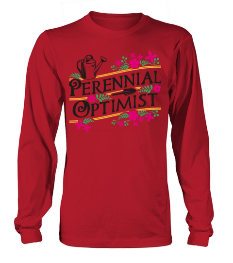 Perennial optimist garden gardening gift Women's Long Sleeve