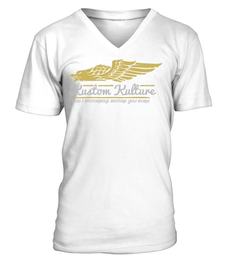 Kustom Kulture Eagle V-Neck T-shirt