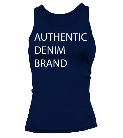 White Quote AUTHENTIC DENIM BRAND Women's Tank Top