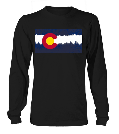 Vintage Colorful Colorado Men's Long Sleeve