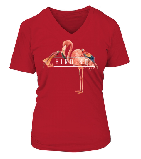 Birding V-neck T-Shirt Woman